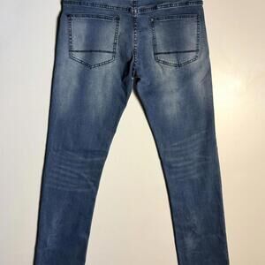 Steve’s Jeans Mens 30x30 Blue Denim Cotton Stretch Medium Wash Straight Outdoor